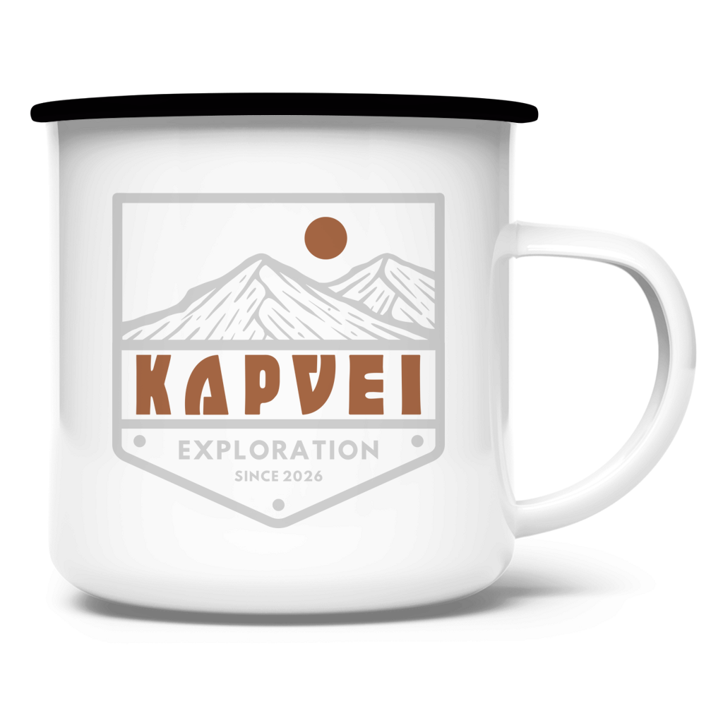 Emaille Tasse  Exploration