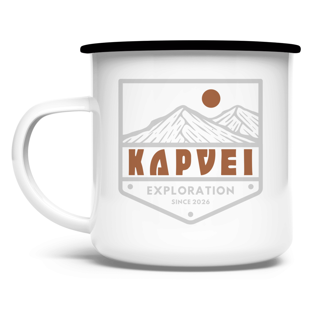 Emaille Tasse  Exploration