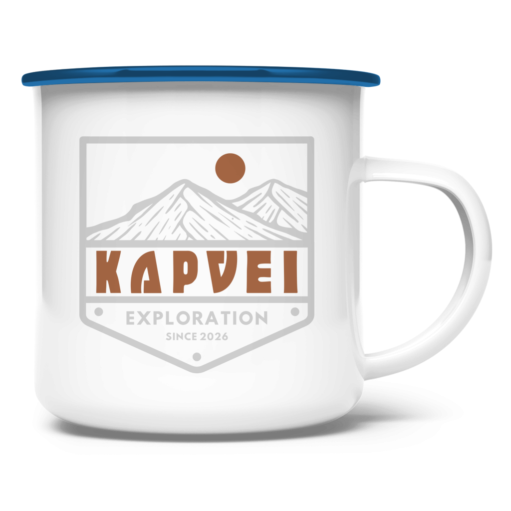 Emaille Tasse  Exploration