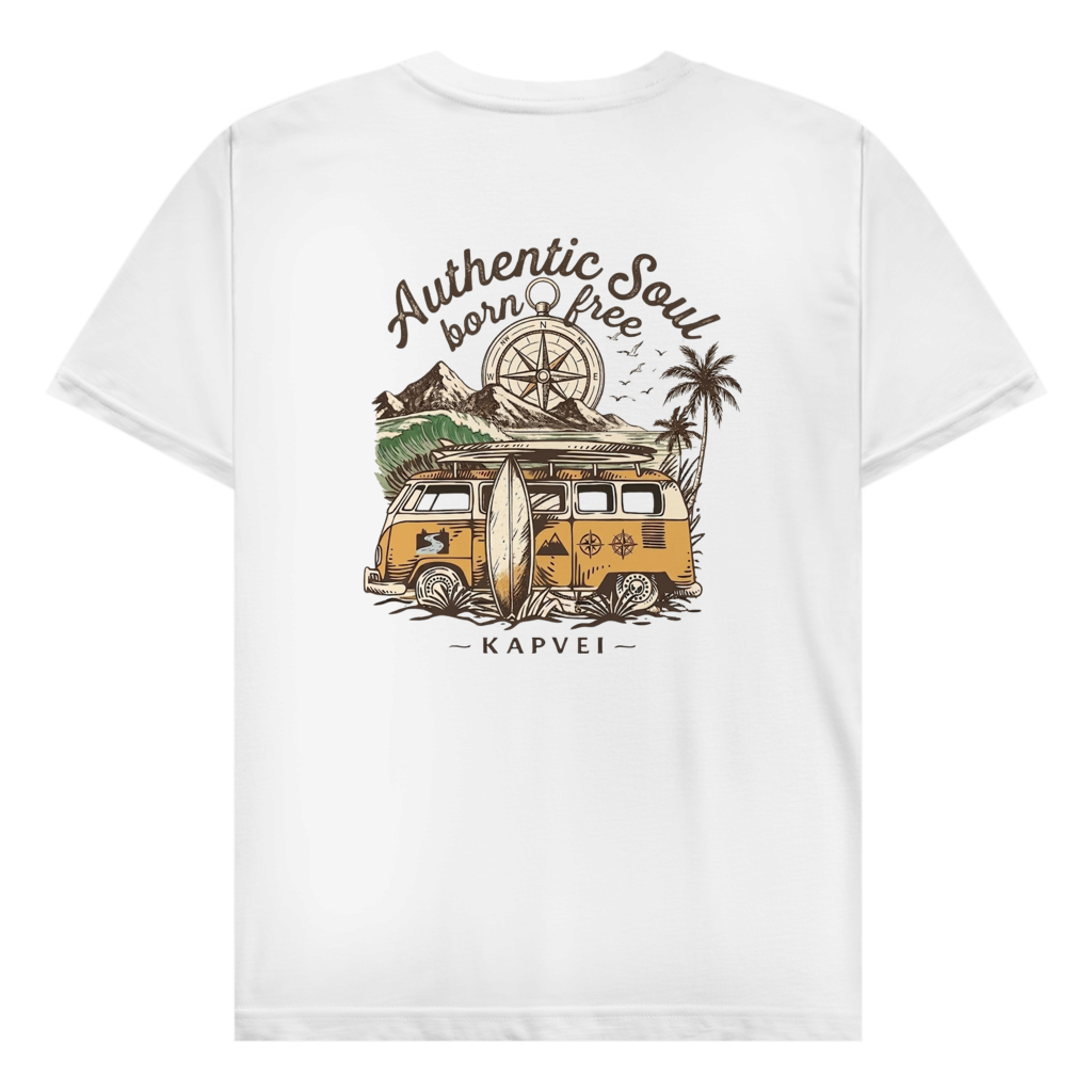 Herren T-Shirt Vintage Vanlife