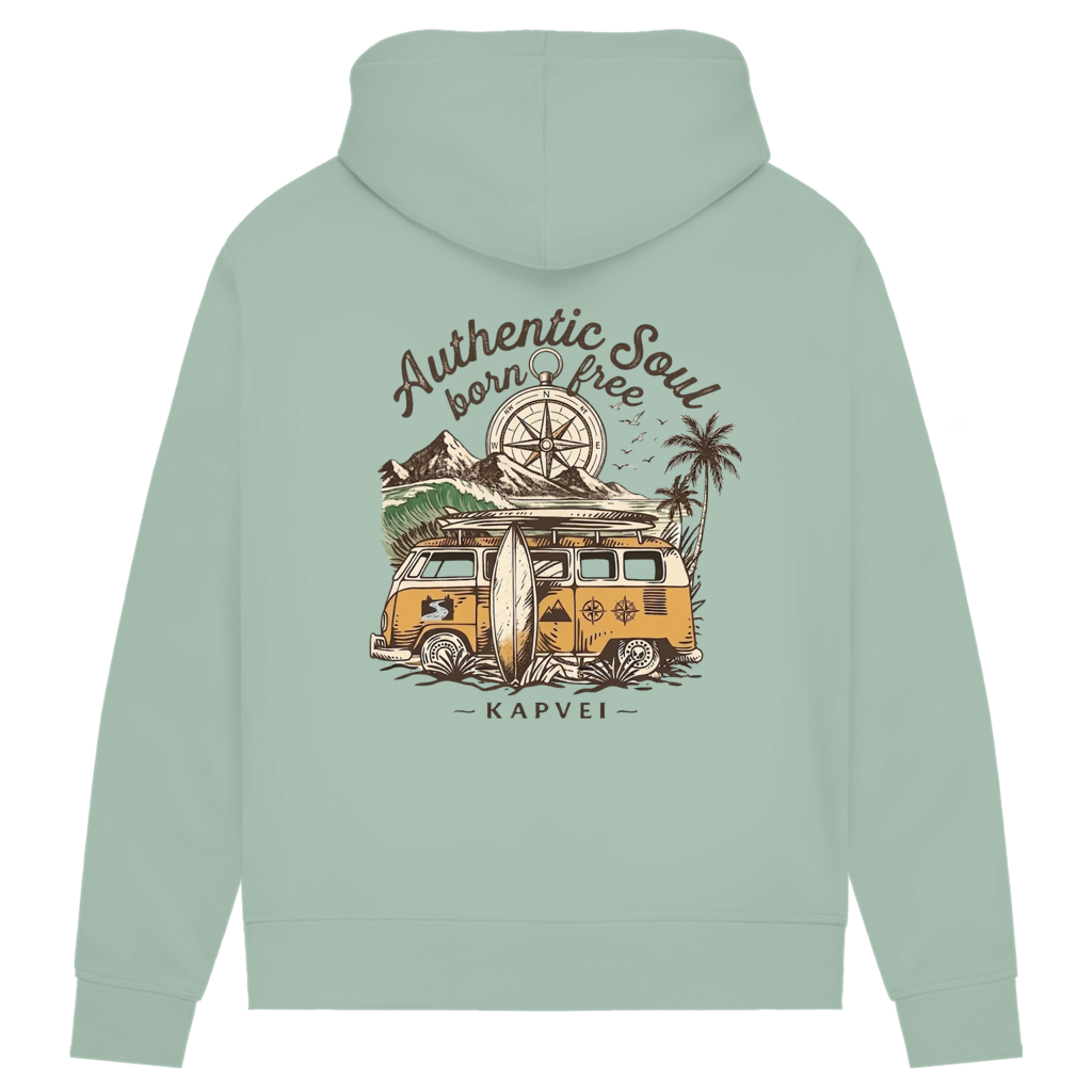Damen Premium Bio Hoodie - Vintage Vanlife