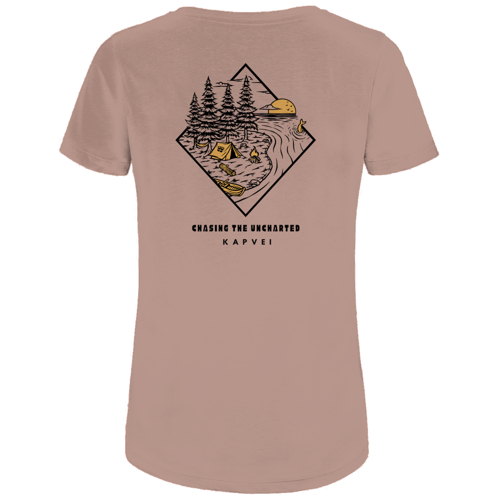 Damen Premium Bio T-Shirt - Chasing the Uncharted