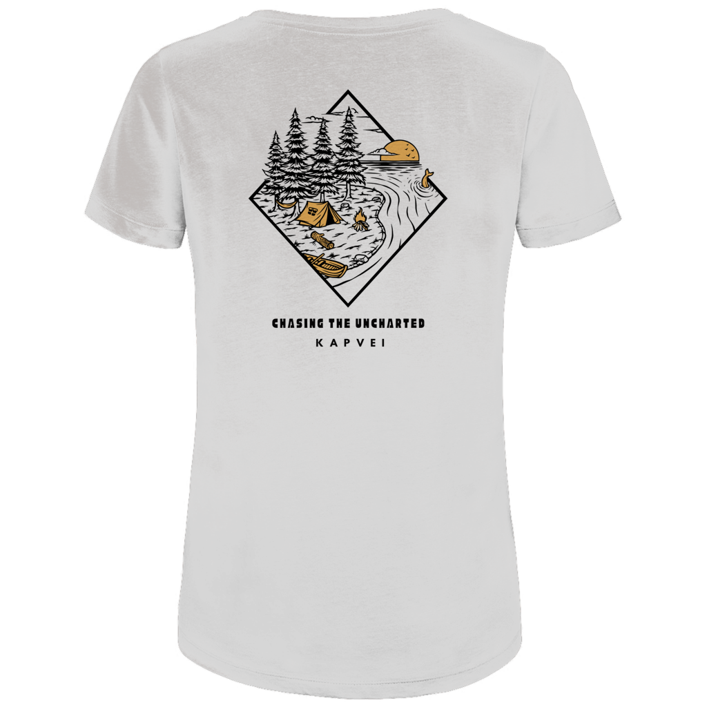Damen Premium Bio T-Shirt - Chasing the Uncharted