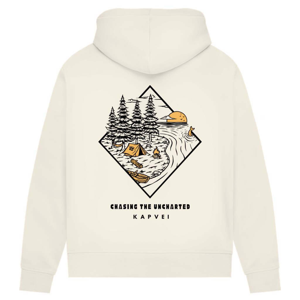 Damen Premium Bio Hoodie - Chasing the Uncharted