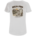 Damen Premium Bio T-Shirt WILD & FREE