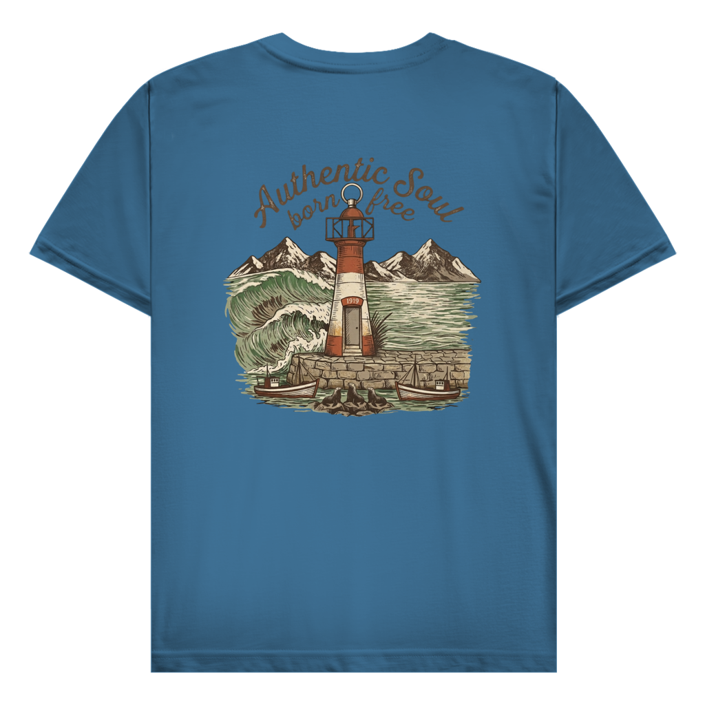Herren T-Shirt Lighthouse