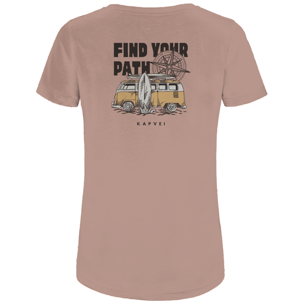 Damen Premium Bio T-Shirt - Find your Path