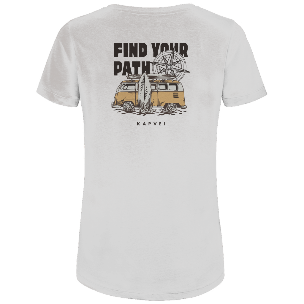Damen Premium Bio T-Shirt - Find your Path