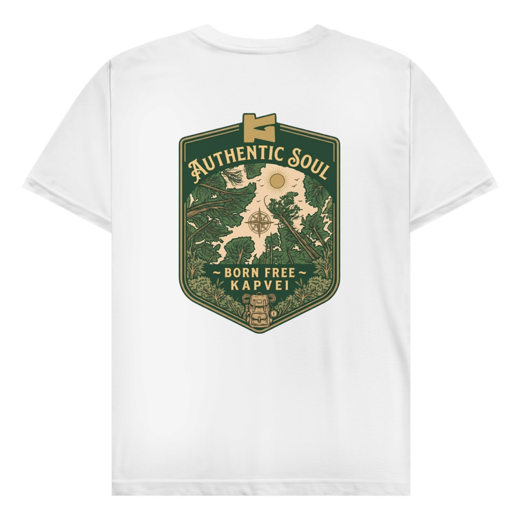 Herren T-Shirt Born Free