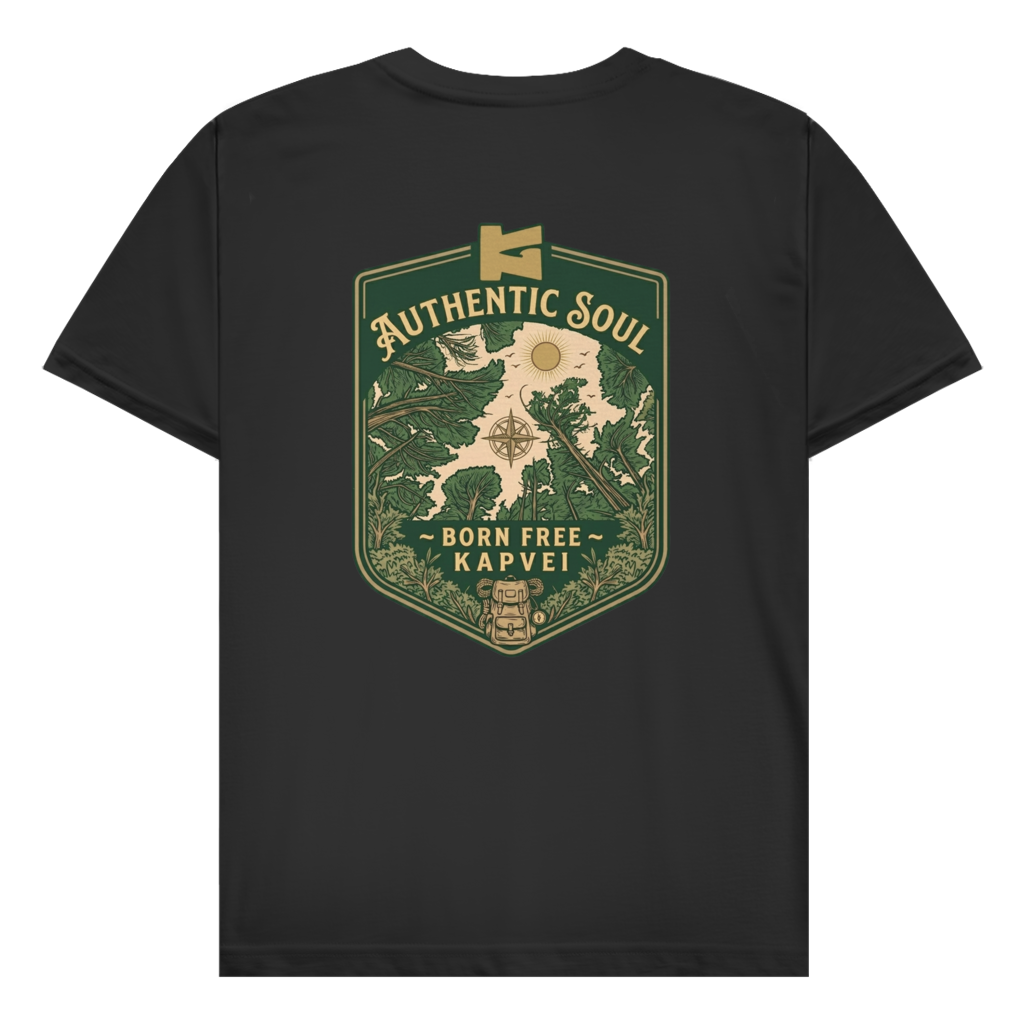 Herren T-Shirt Born Free