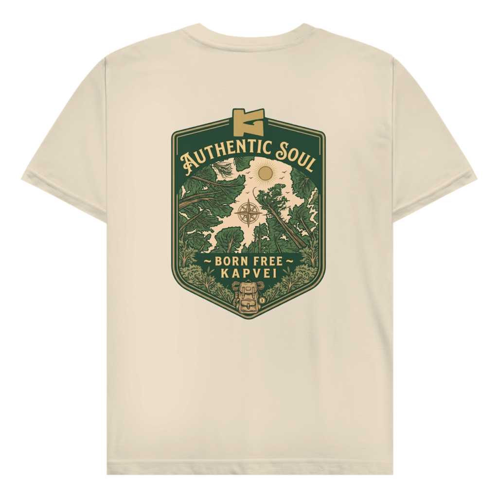 Herren T-Shirt Born Free