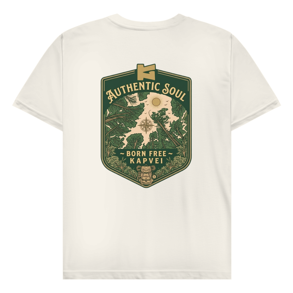 Herren T-Shirt Born Free
