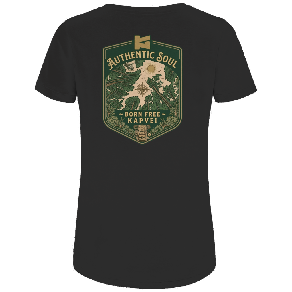 Damen Premium Bio T-Shirt Born Free