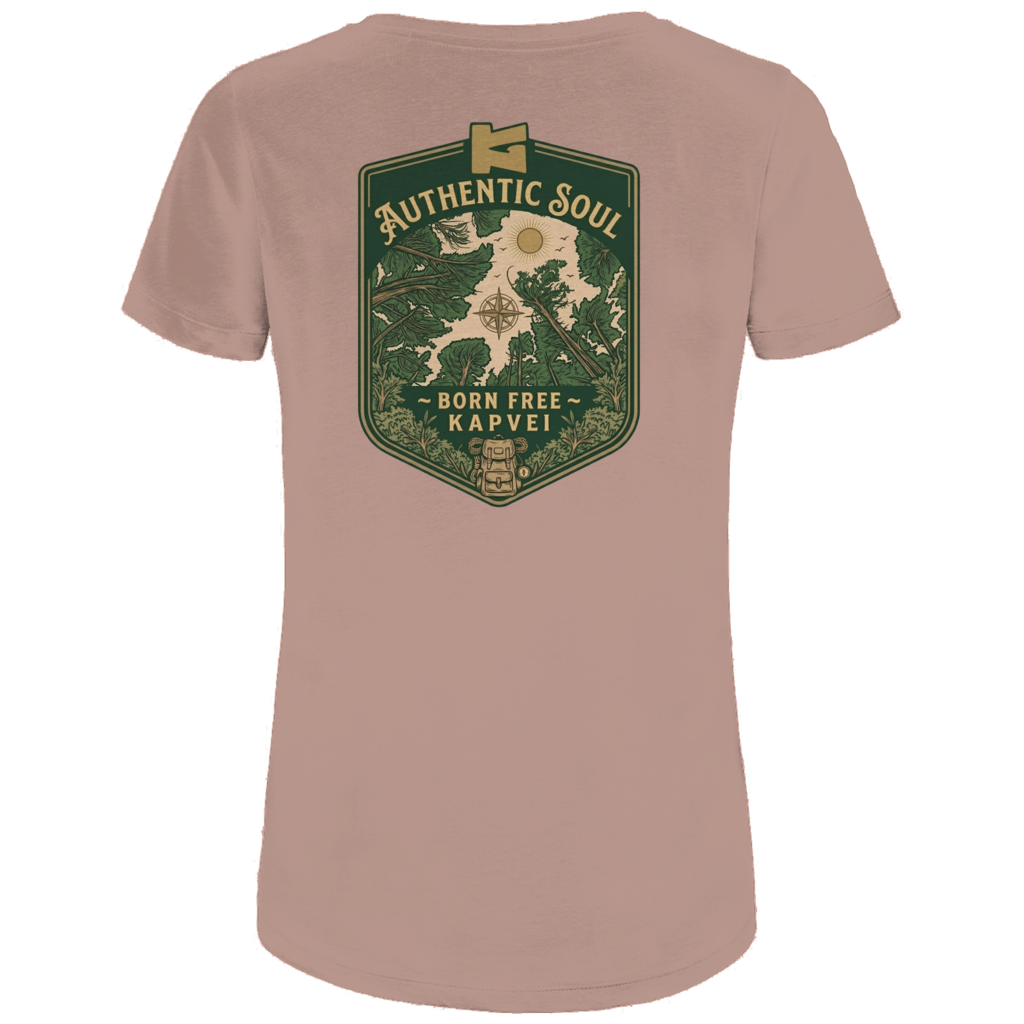 Damen Premium Bio T-Shirt Born Free