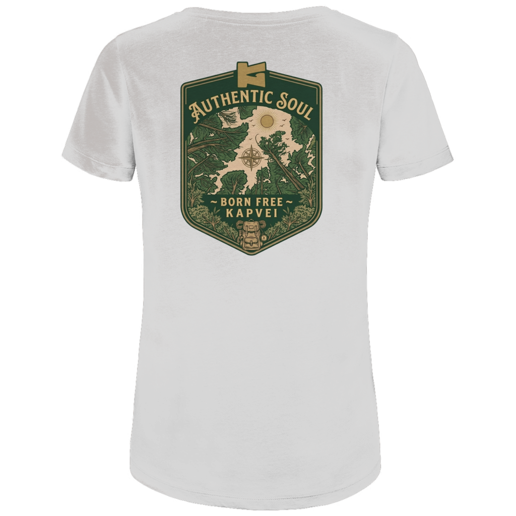 Damen Premium Bio T-Shirt Born Free