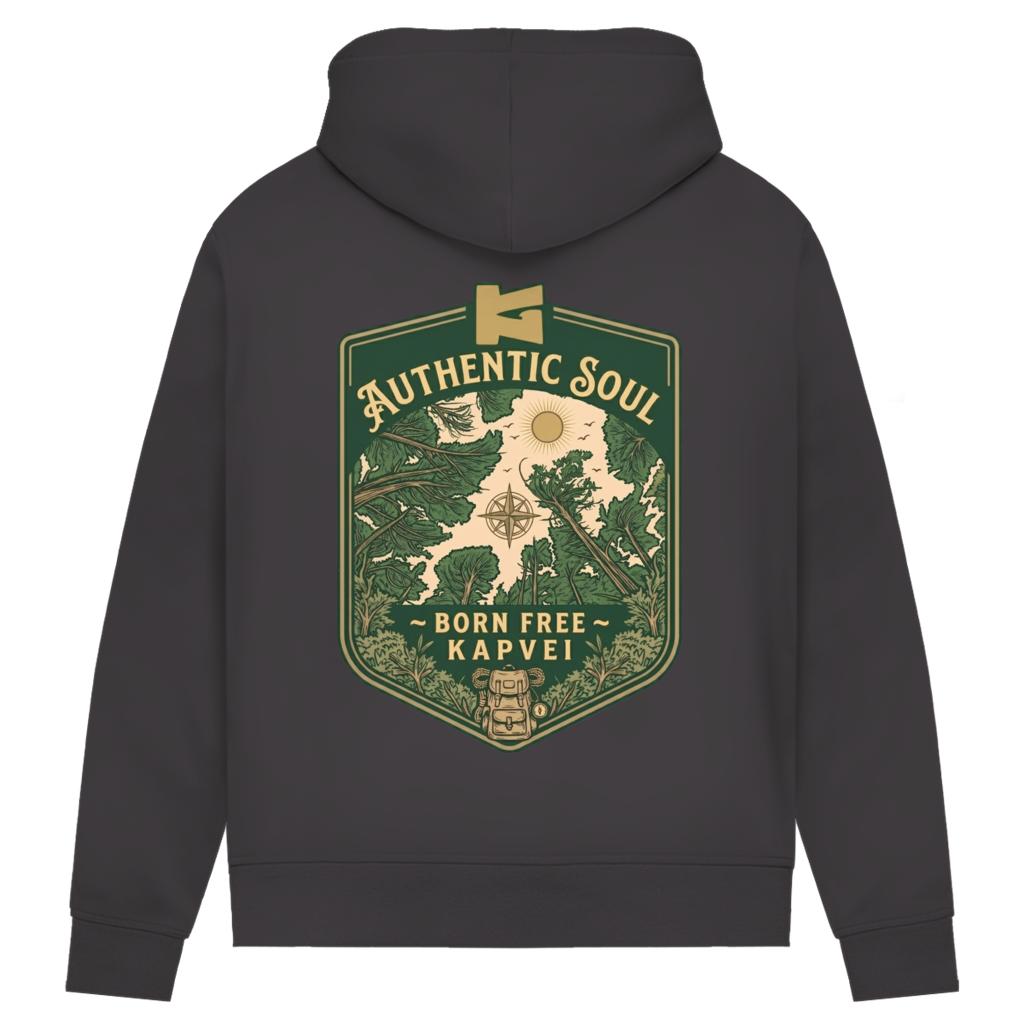 Damen Premium Bio Hoodie Born Free