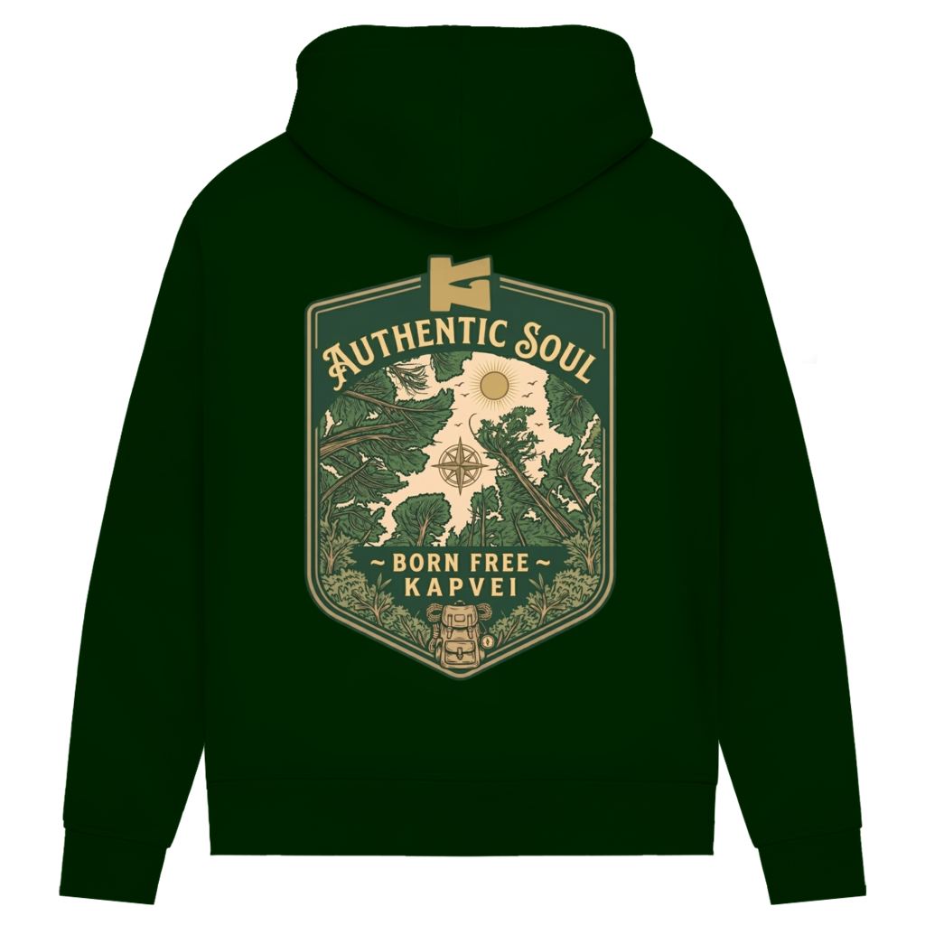 Damen Premium Bio Hoodie Born Free
