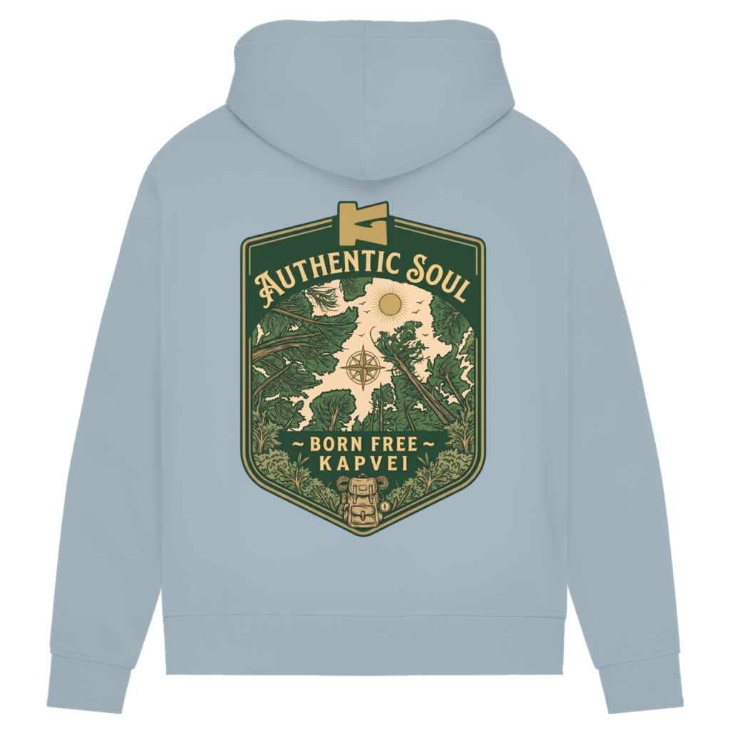 Damen Premium Bio Hoodie Born Free