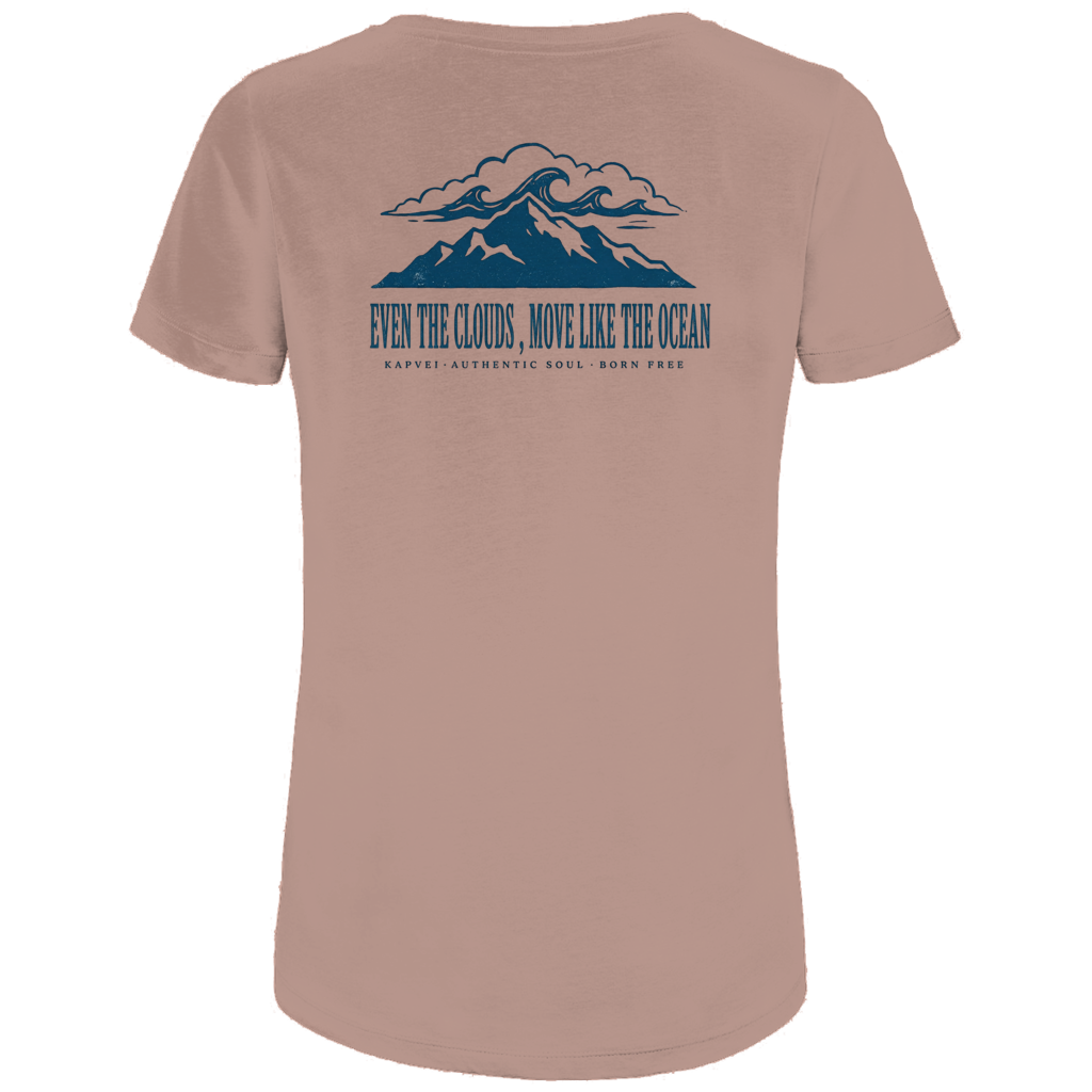 Damen Premium Bio T-Shirt Moving Clouds Kapvei