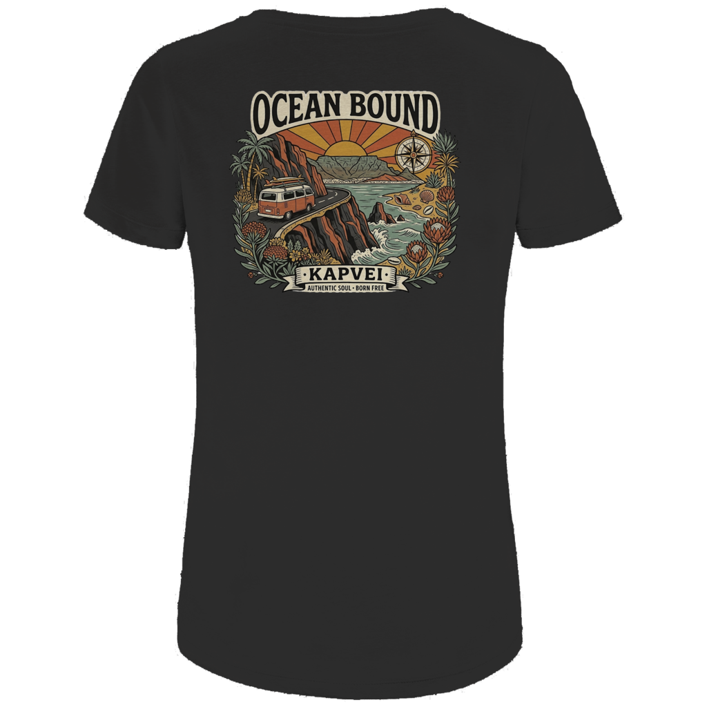 Damen Premium Bio T-Shirt Ocean Bound KAPVEI