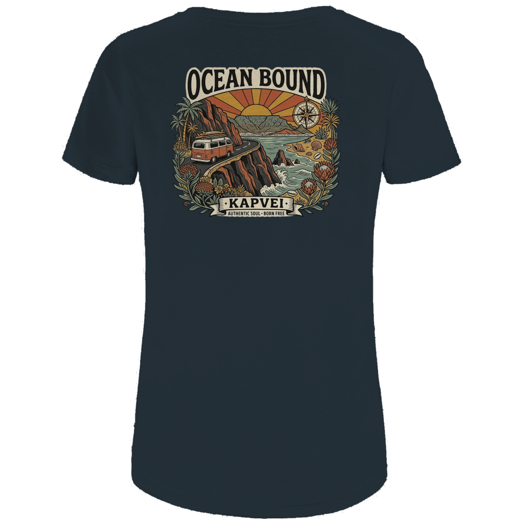 Damen Premium Bio T-Shirt Ocean Bound KAPVEI