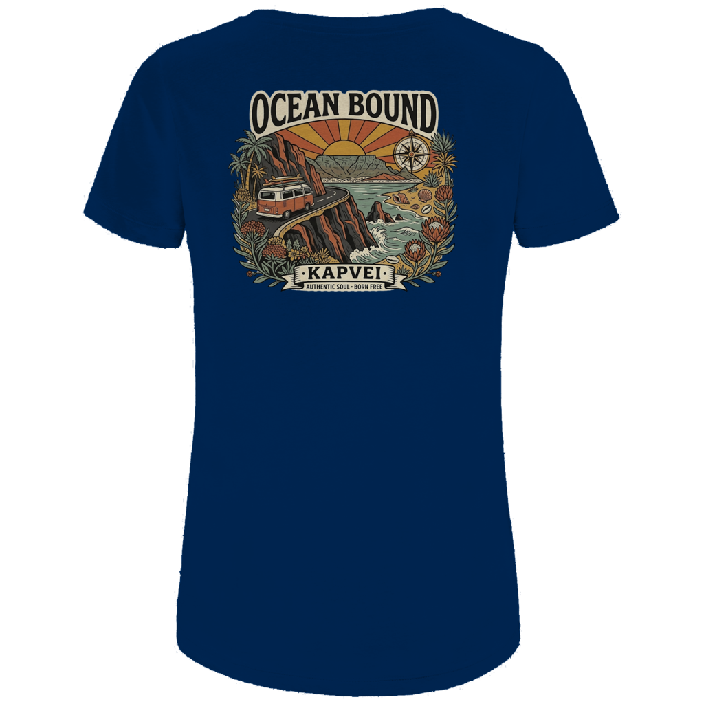 Damen Premium Bio T-Shirt Ocean Bound KAPVEI
