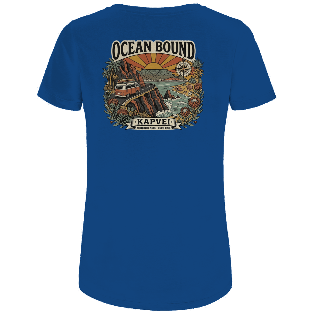 Damen Premium Bio T-Shirt Ocean Bound KAPVEI