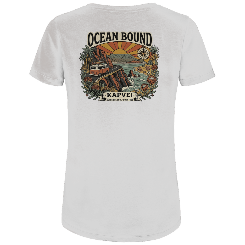 Damen Premium Bio T-Shirt Ocean Bound KAPVEI