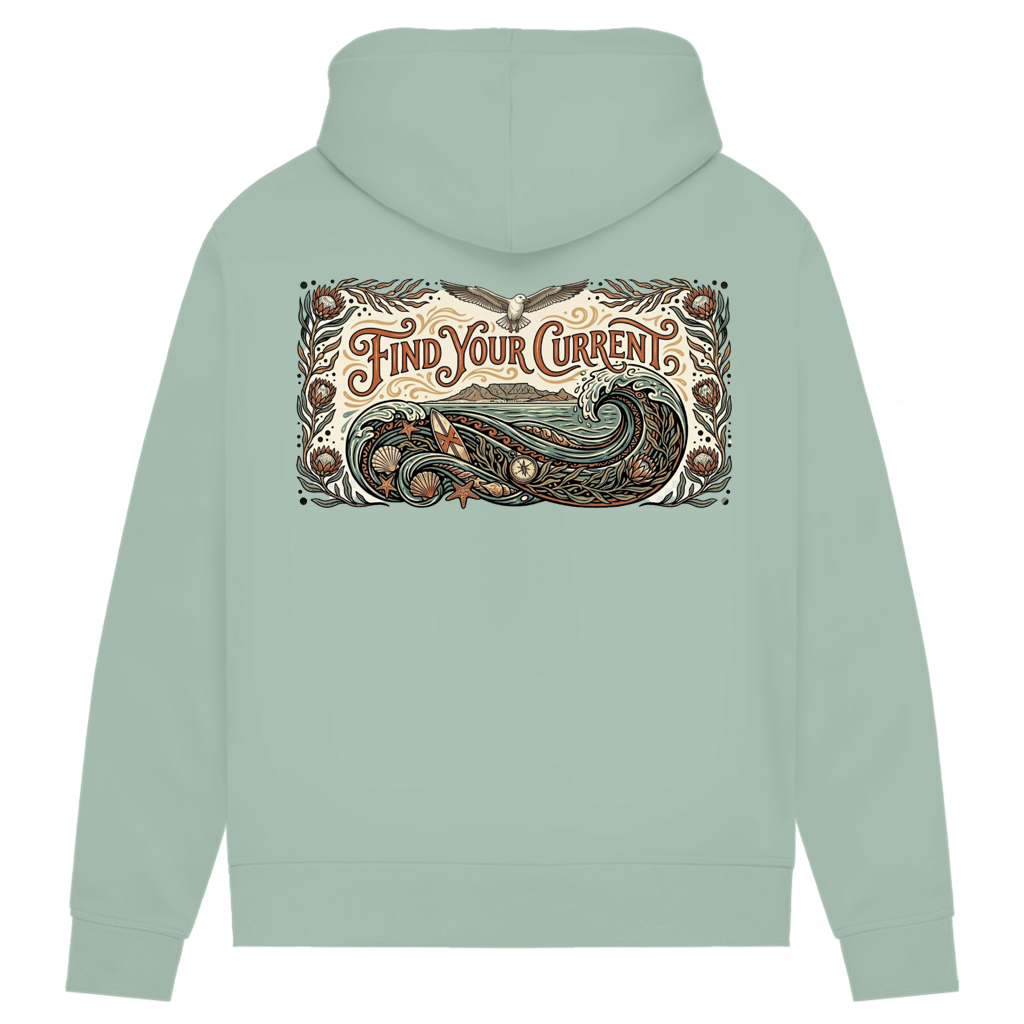 Damen Premium Bio Hoodie Find your Current