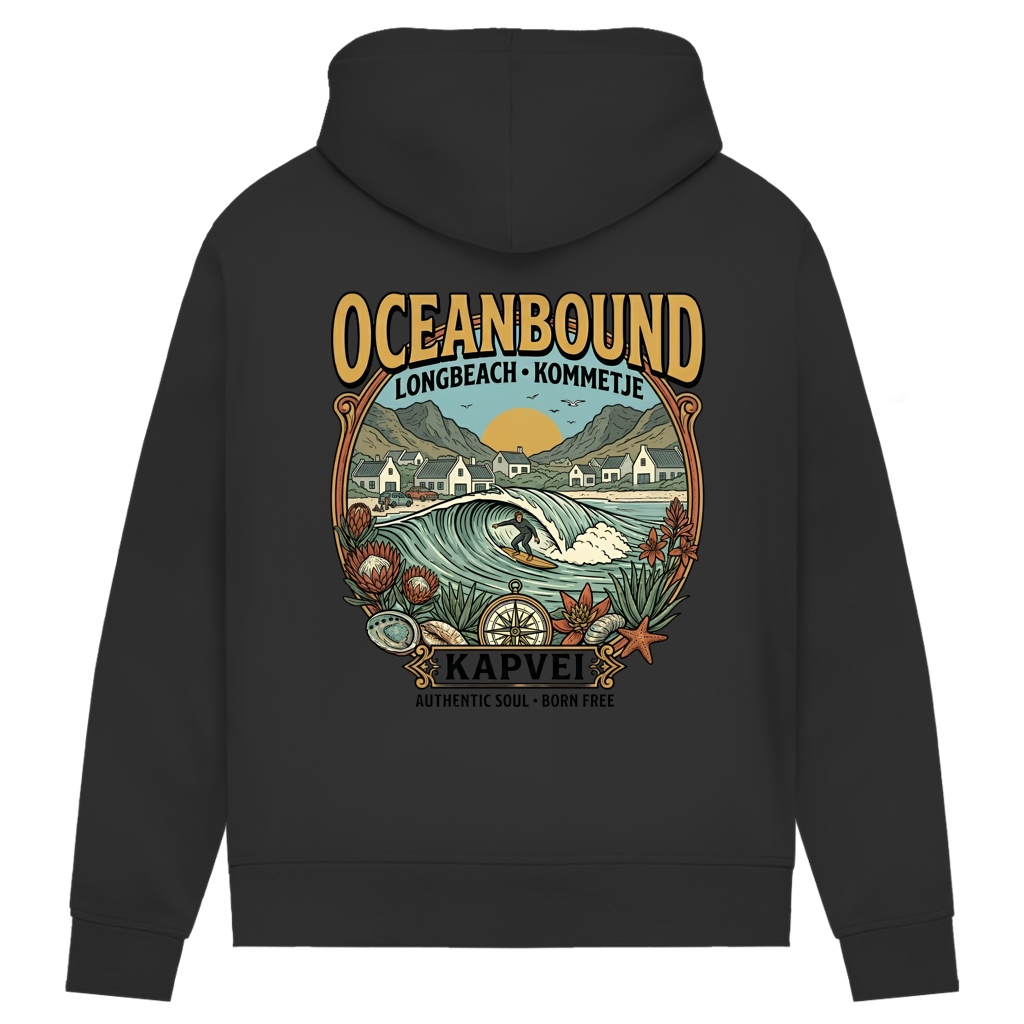 Damen Premium Bio Hoodie Ocean Bound Longbeach