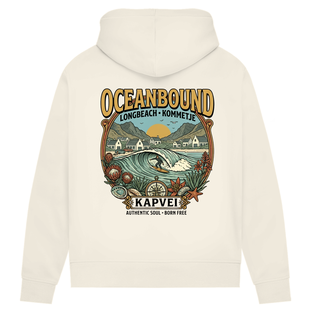 Damen Premium Bio Hoodie Ocean Bound Longbeach