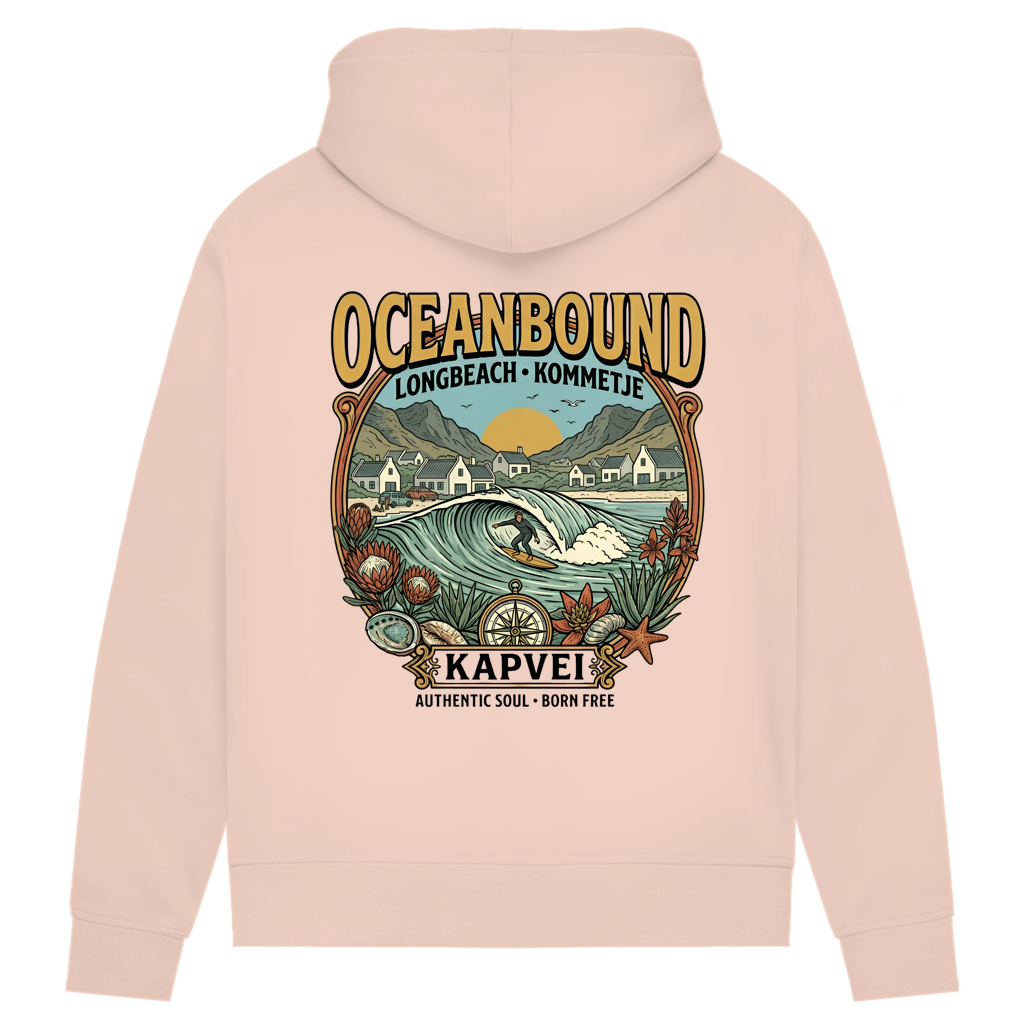 Damen Premium Bio Hoodie Ocean Bound Longbeach
