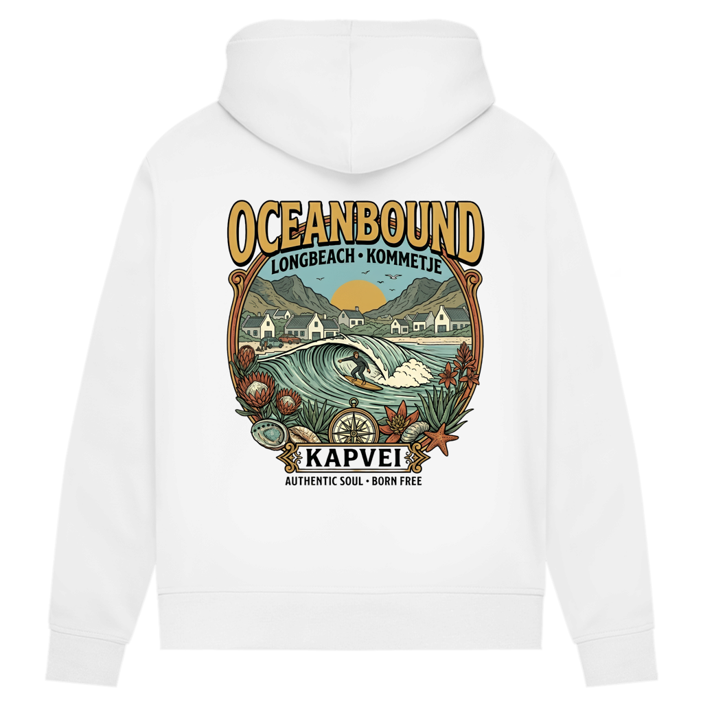Damen Premium Bio Hoodie Ocean Bound Longbeach