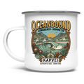 Emaille Tasse Ocean Bound Longbeach