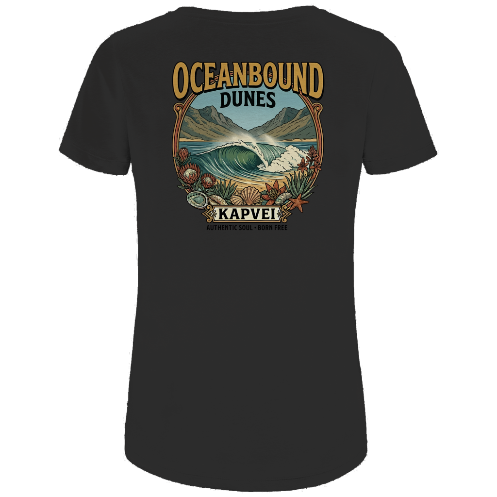 Damen Premium Bio T-Shirt Ocean Bound Dunes