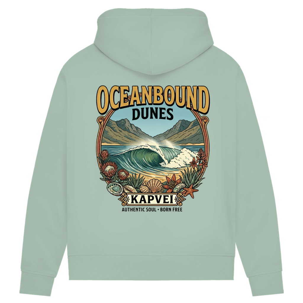 Damen Premium Bio Hoodie Ocean Bound Dunes