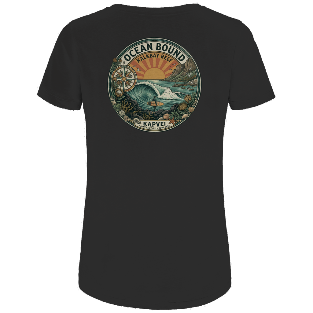 Damen Premium Bio T-Shirt Ocean Bound Kalkbay