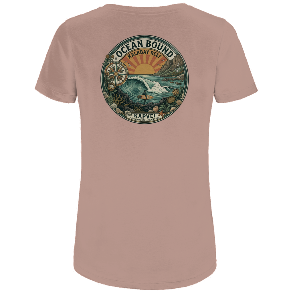 Damen Premium Bio T-Shirt Ocean Bound Kalkbay