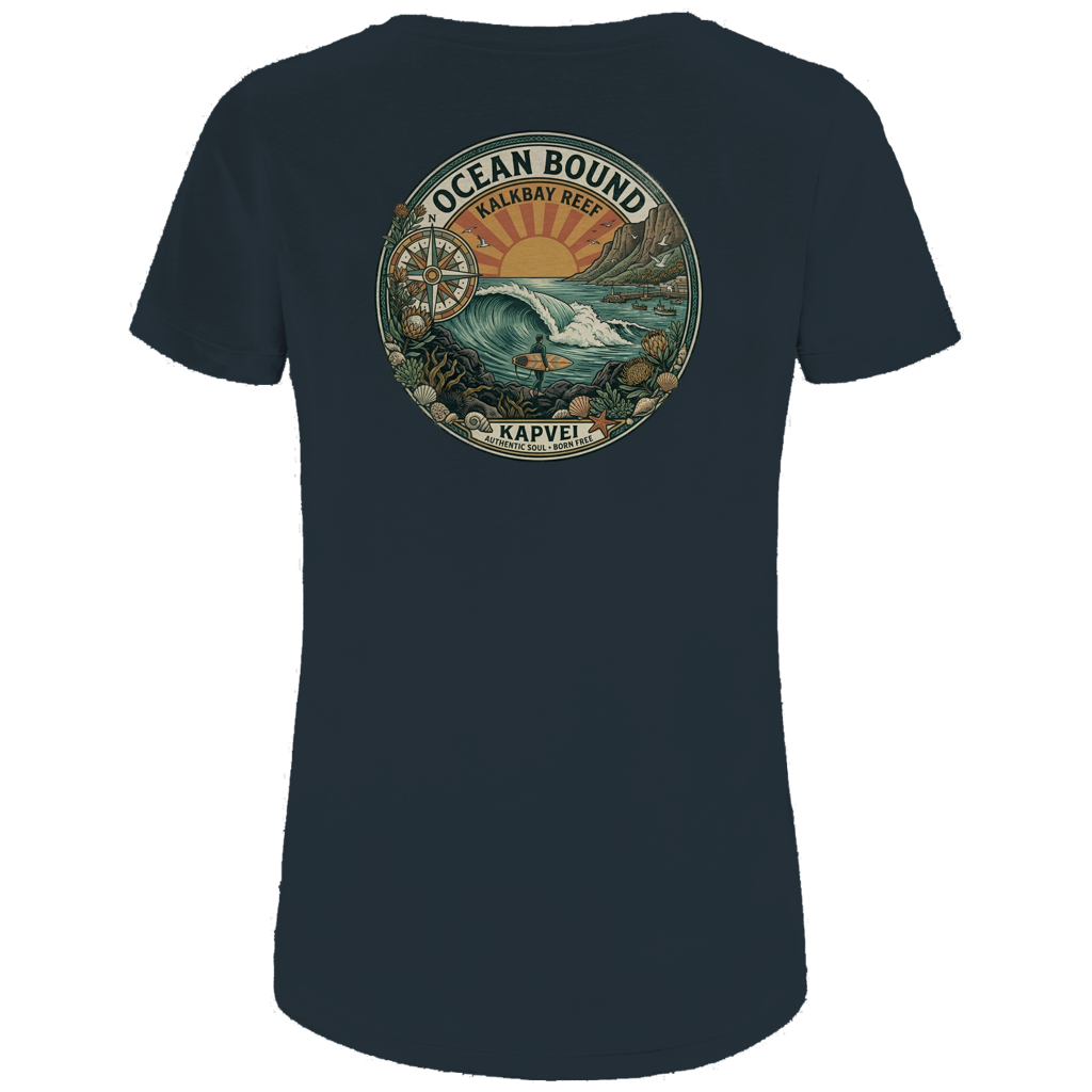 Damen Premium Bio T-Shirt Ocean Bound Kalkbay