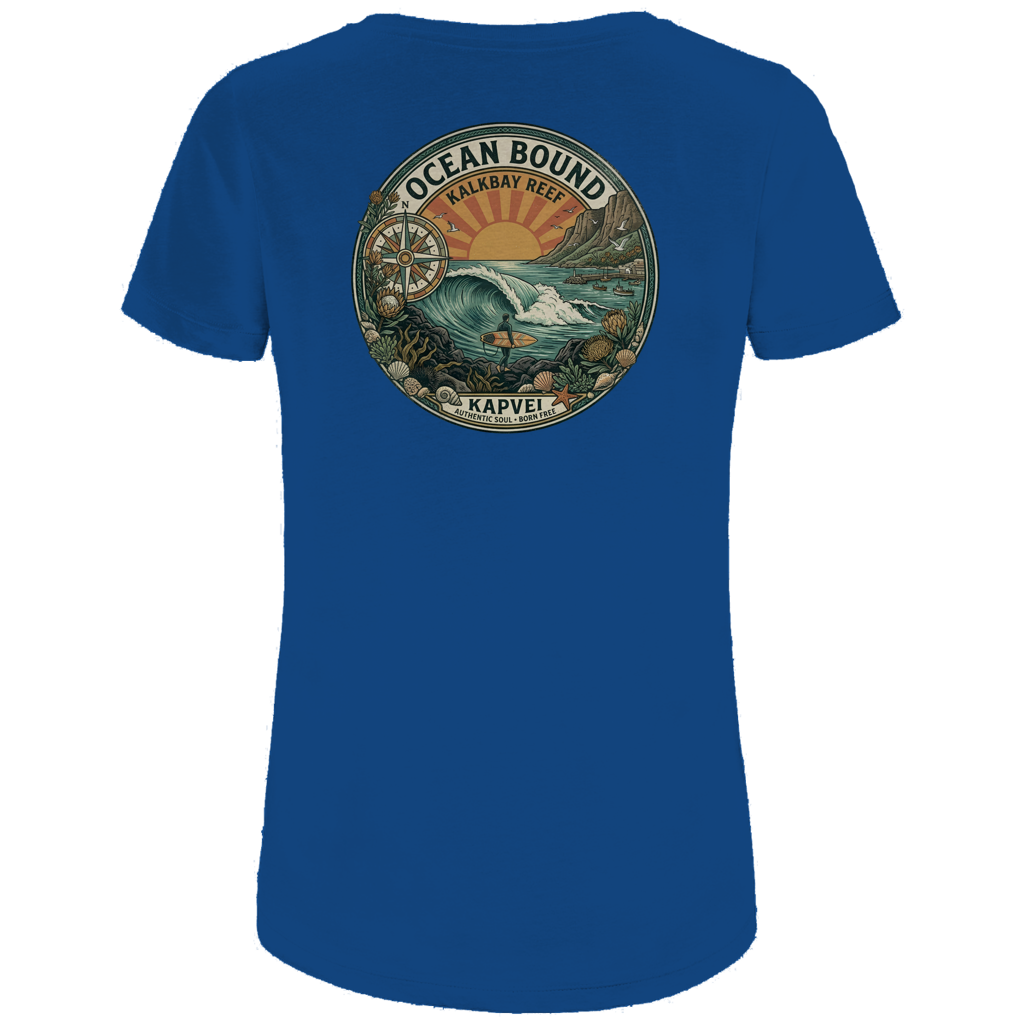 Damen Premium Bio T-Shirt Ocean Bound Kalkbay