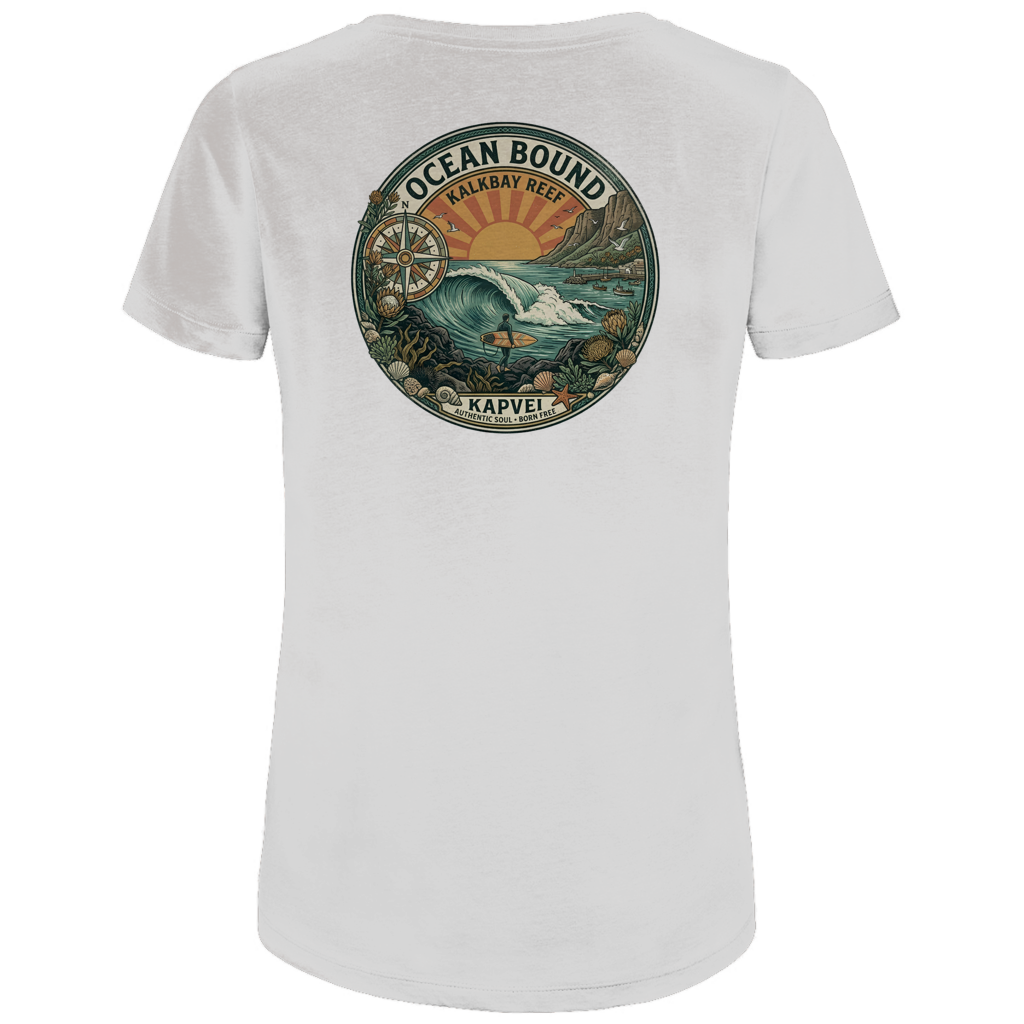 Damen Premium Bio T-Shirt Ocean Bound Kalkbay