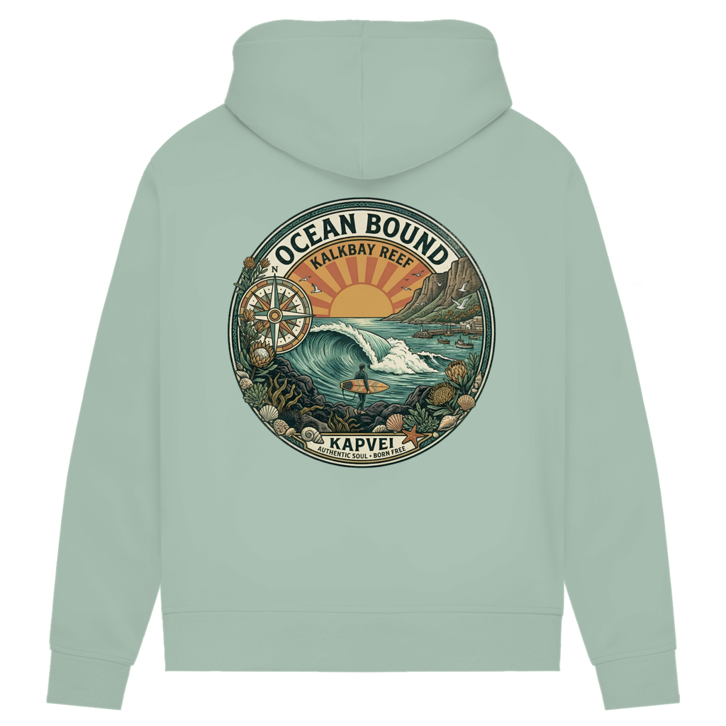 Damen Premium Bio Hoodie Ocean Bound Kalkbay