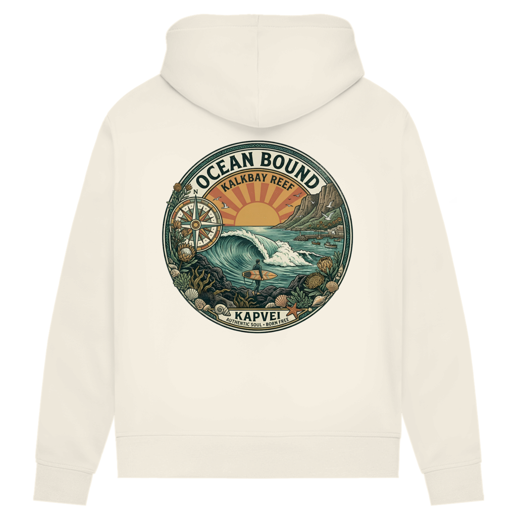 Damen Premium Bio Hoodie Ocean Bound Kalkbay