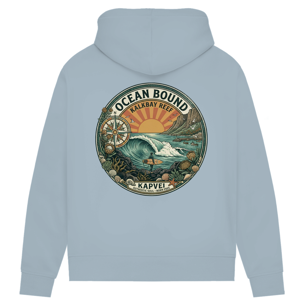 Damen Premium Bio Hoodie Ocean Bound Kalkbay