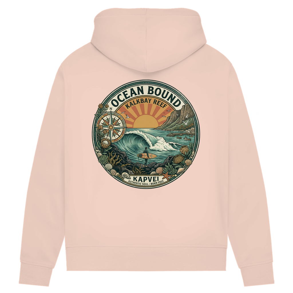 Damen Premium Bio Hoodie Ocean Bound Kalkbay