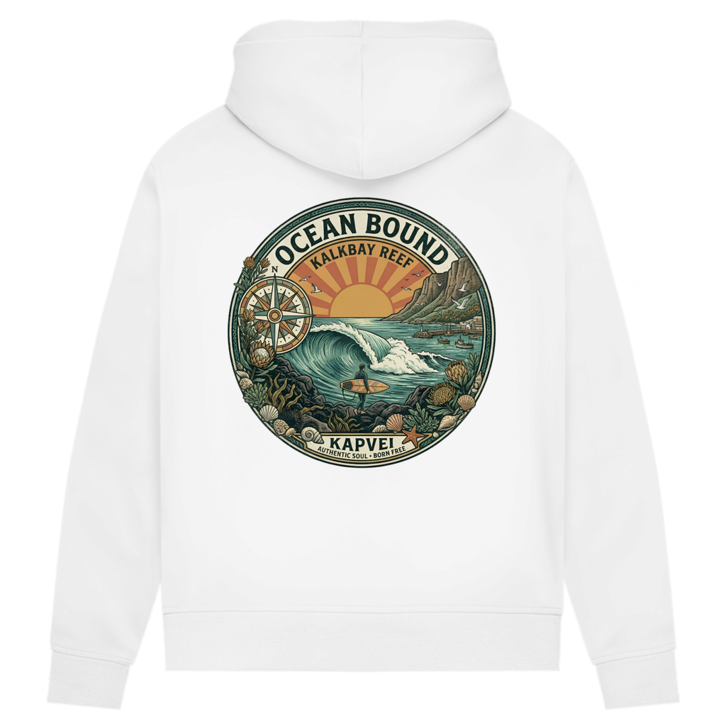 Damen Premium Bio Hoodie Ocean Bound Kalkbay