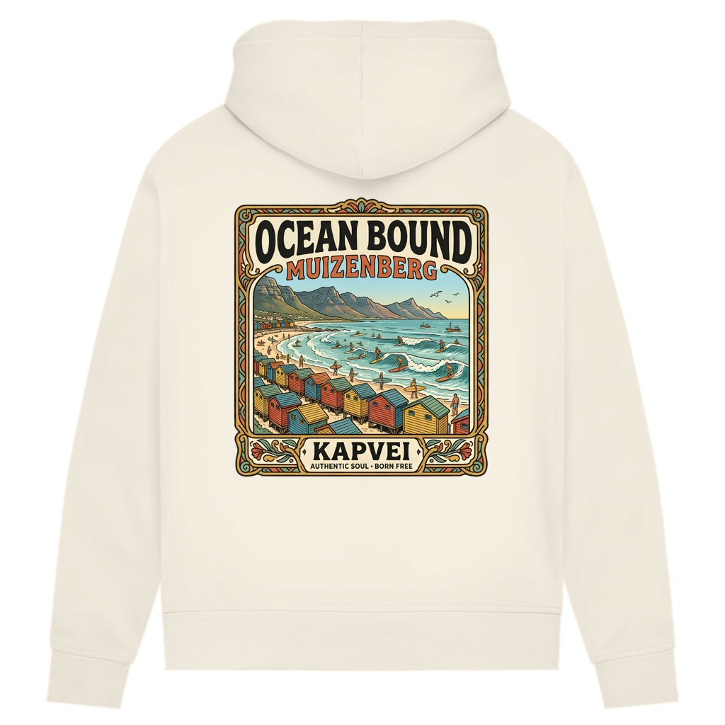Damen Premium Bio Hoodie Ocean Bound Muizenberg
