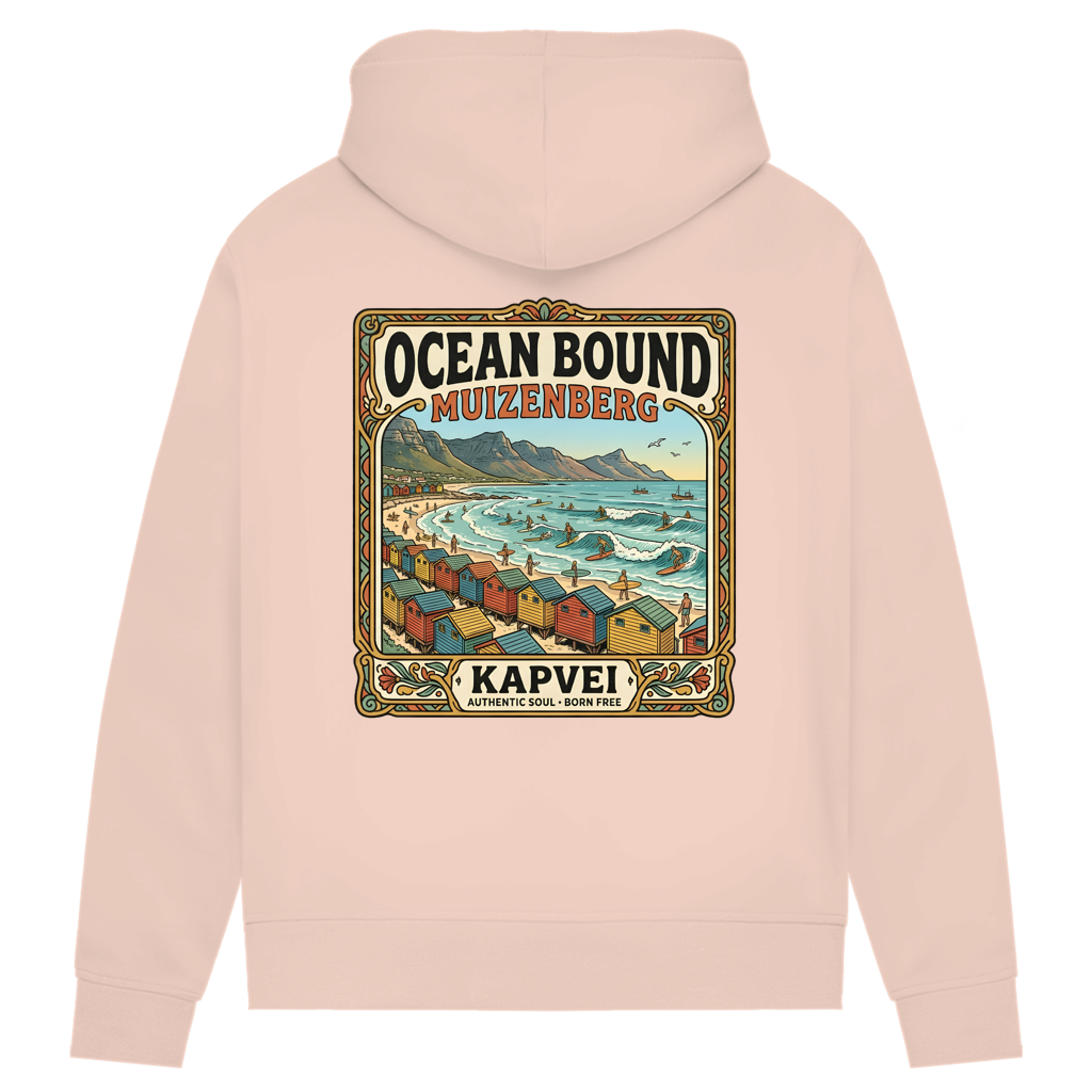 Damen Premium Bio Hoodie Ocean Bound Muizenberg