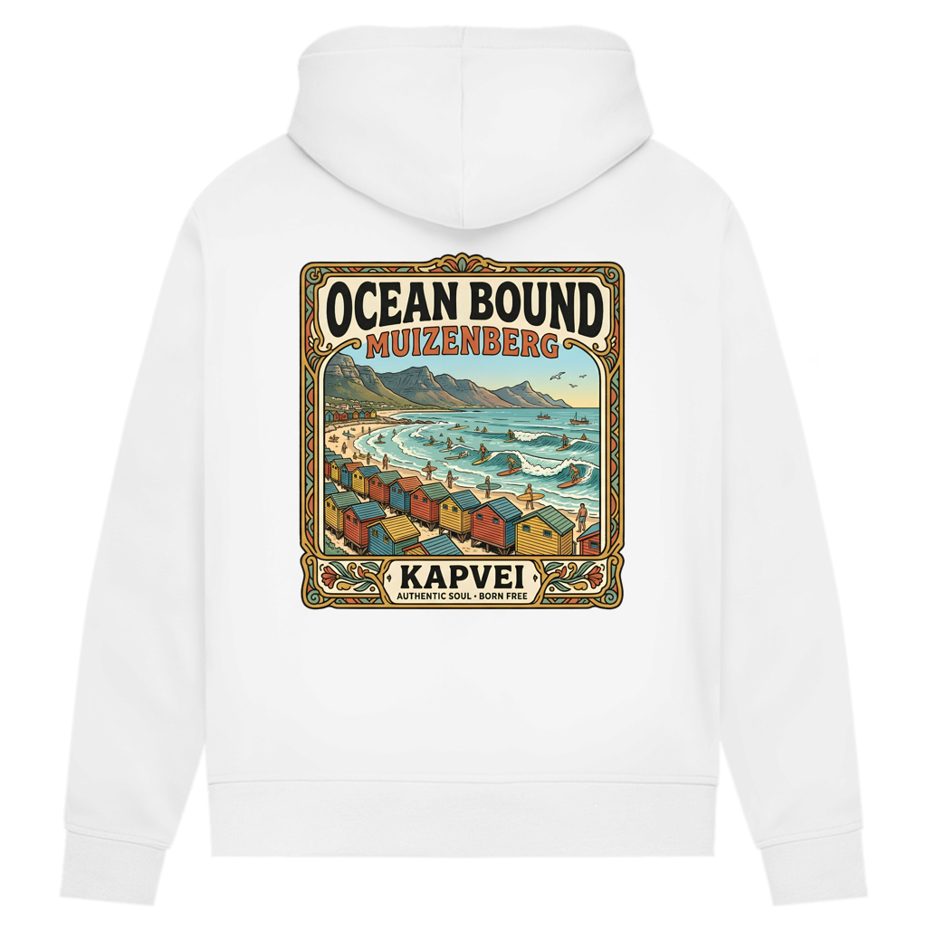 Damen Premium Bio Hoodie Ocean Bound Muizenberg