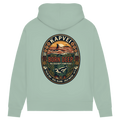 Damen Premium Bio Hoodie BORN DEEP Great White / Penguin